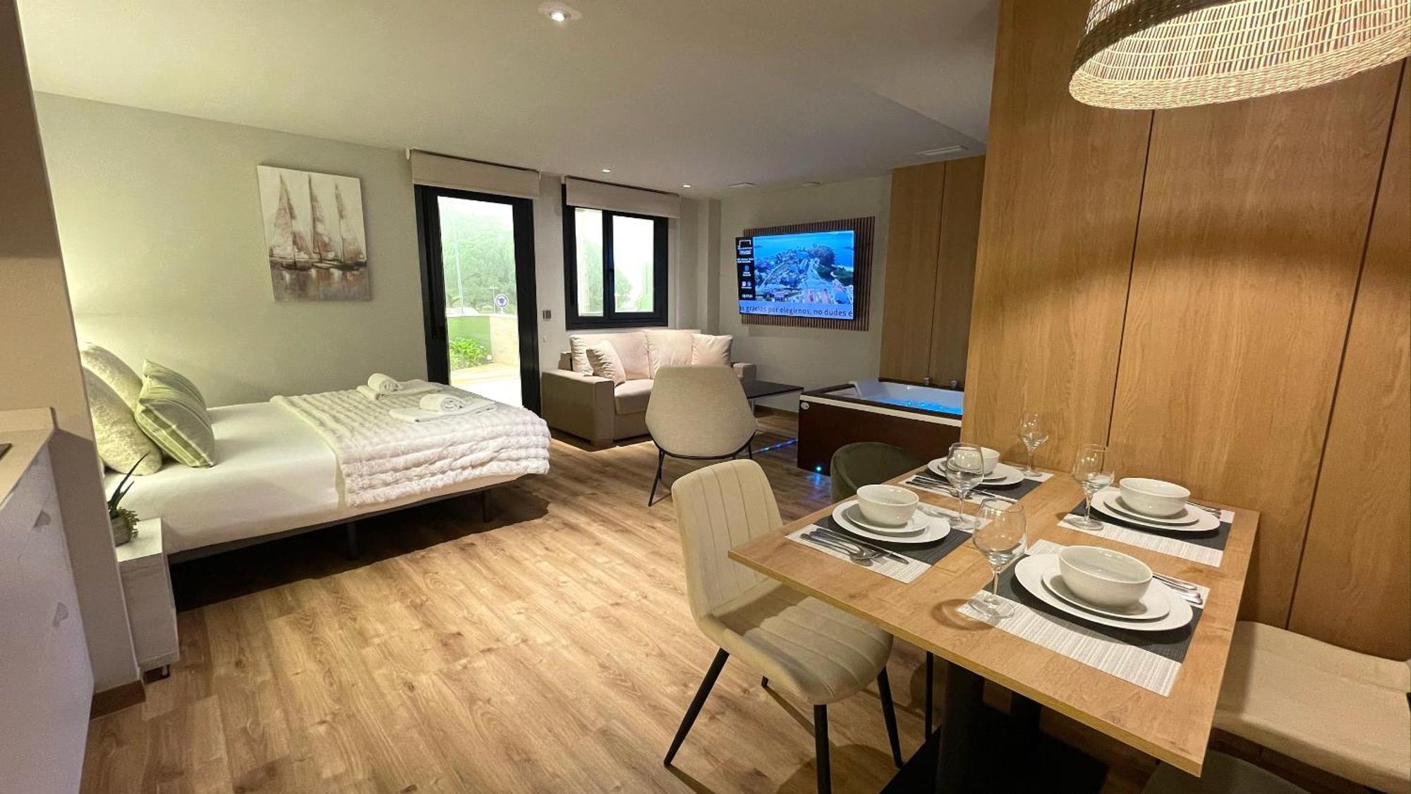 Sanxenxo Deluxe Apartamentos Exteriör bild