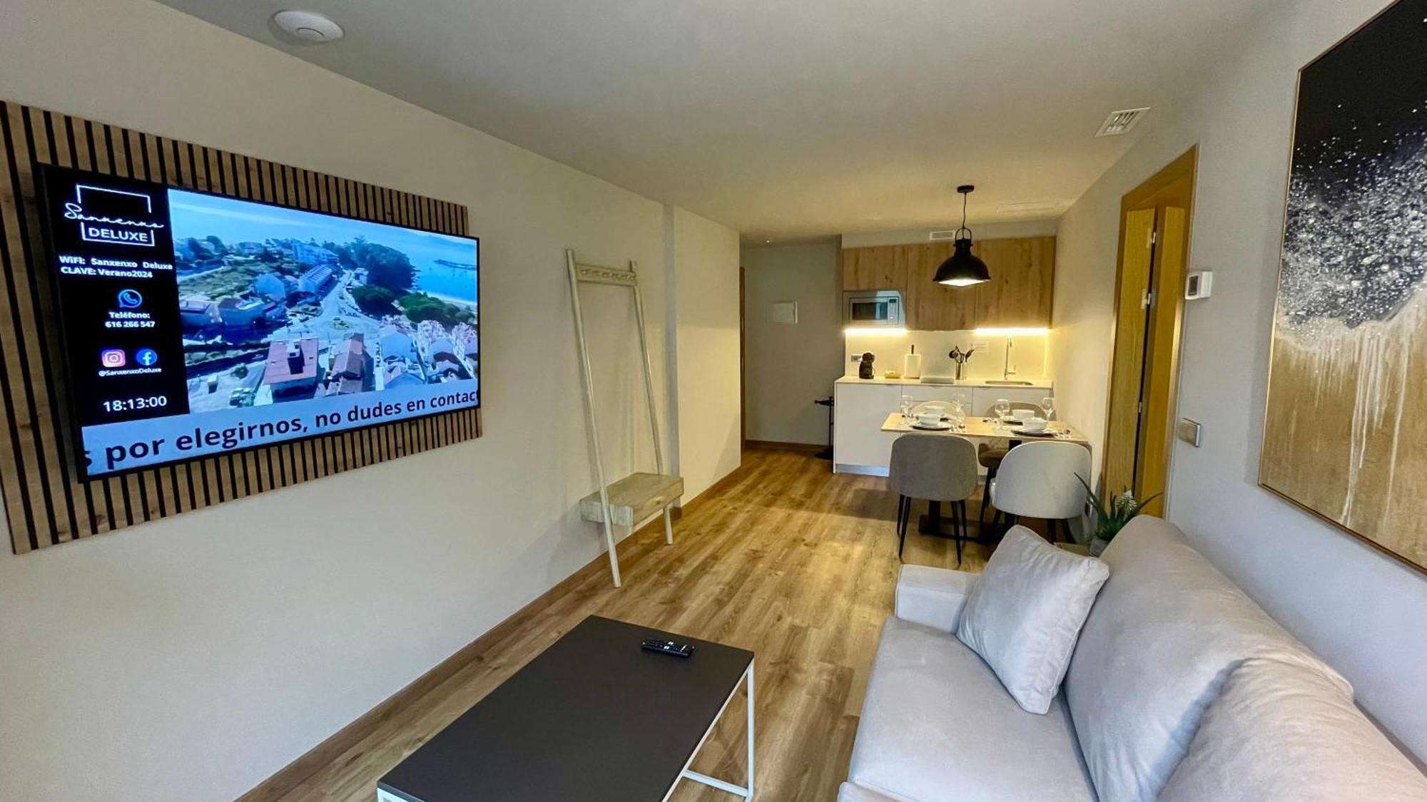 Sanxenxo Deluxe Apartamentos Exteriör bild